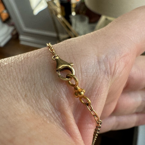 Erica Molinari Gold Light Slim Paperclip Chain - Picture 5 of 6